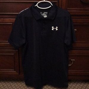 Youth boys Under Armour polo.